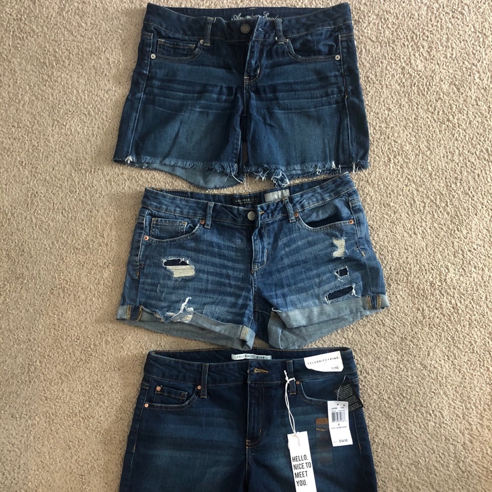 Lot of size 9/10 Jean shorts